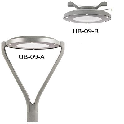 垂直鋳造 アルミ Led Pole トップライト 30w 40w 60w 90w 100w ガーデンライト ポール 固定装置